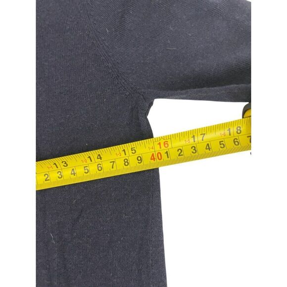 Massimo Dutti Women Polo Sweater S Blue Wool Collared Pullover 5615/610 NWT - Picture 6 of 8